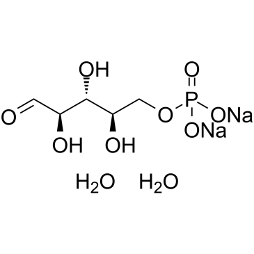 D-Ribose 5-phosphate disodium dihydrate 化学構造