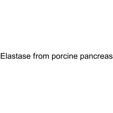 Elastase from porcine pancreas Chemische Struktur