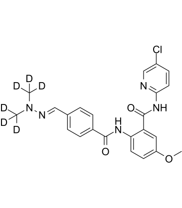 Betrixaban D6 Chemische Struktur