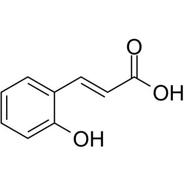 2-Hydroxycinnamic acid التركيب الكيميائي
