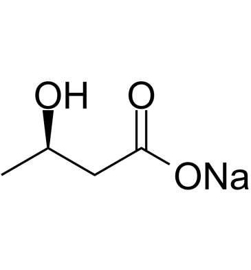(R)-3-Hydroxybutanoic acid sodium 化学構造