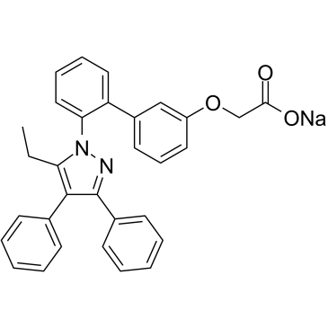 BMS-309403 sodium التركيب الكيميائي