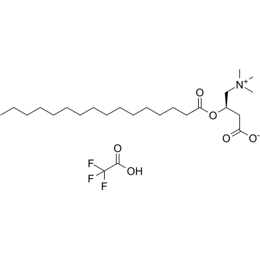 L-Palmitoylcarnitine TFA التركيب الكيميائي