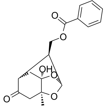 Paeoniflorigenone 化学構造