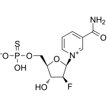 Sulfo-ara-F-NMN التركيب الكيميائي
