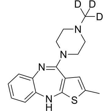 Olanzapine D3 Chemische Struktur