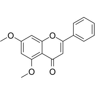 5,7-Dimethoxyflavone Chemical Structure