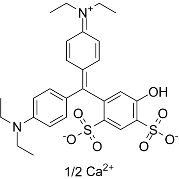 Patent Blue V calcium salt Chemical Structure