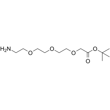 NH2-PEG3-C1-Boc Chemical Structure