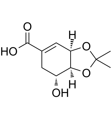 3,4-O-Isopropylidene-shikimic acid Chemische Struktur