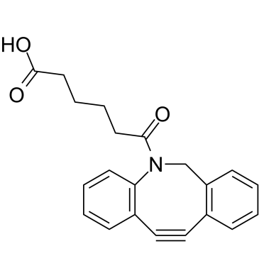 DBCO-C6-acid 化学構造