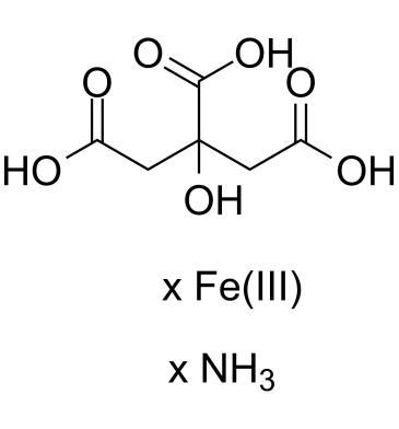 Ammonium iron(III) citrate  Chemical Structure
