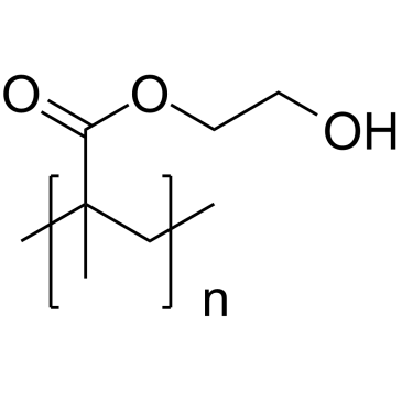 Poly(2-hydroxyethyl methacrylate) (MW 20000) 化学構造