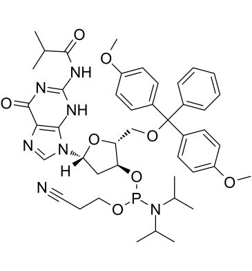 DMT-dG(ib) Phosphoramidite  Chemical Structure