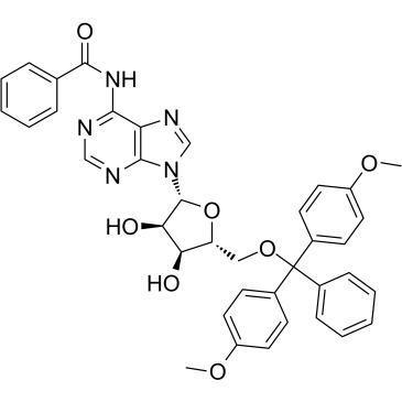 5'-O-DMT-Bz-rA Chemische Struktur