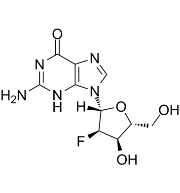 2′-Deoxy-2′-fluoroguanosine  Chemical Structure