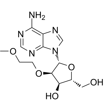 2′-O-(2-Methoxyethyl)adenosine 化学構造