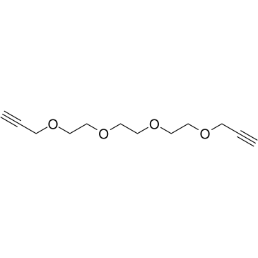 Bis-propargyl-PEG3 Chemische Struktur