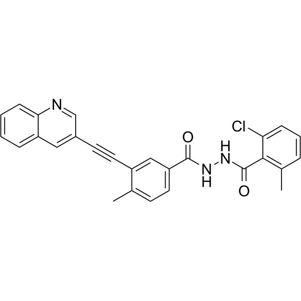 Vodobatinib Chemische Struktur