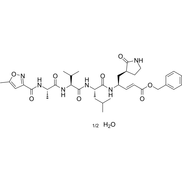 Mpro inhibitor N3 hemihydrate  Chemical Structure