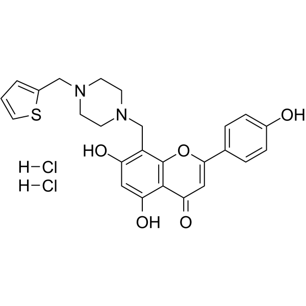 PARP1-IN-5 dihydrochloride 化学構造