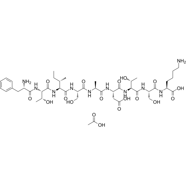FTISADTSK acetate  Chemical Structure