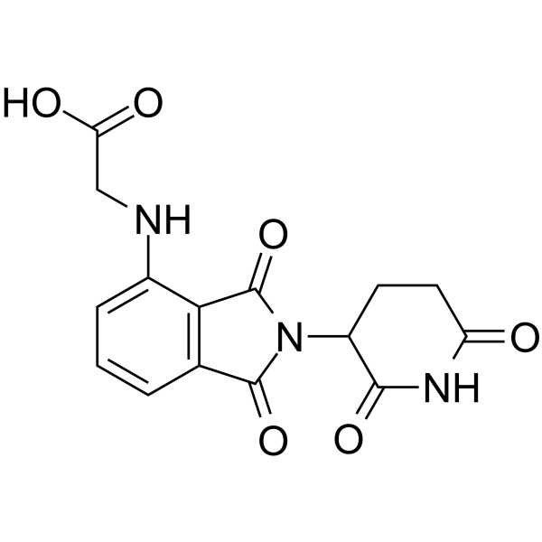 Thalidomide-NH-CH2-COOH Chemical Structure
