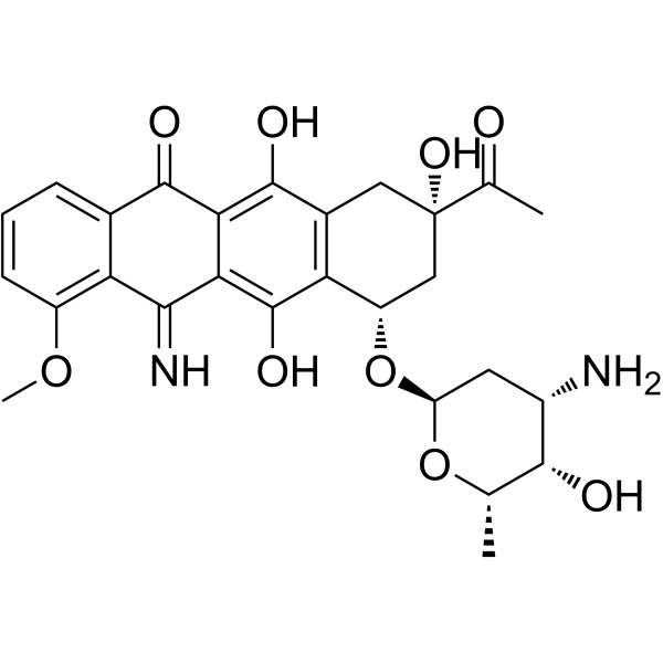 5-Iminodaunorubicin  Chemical Structure