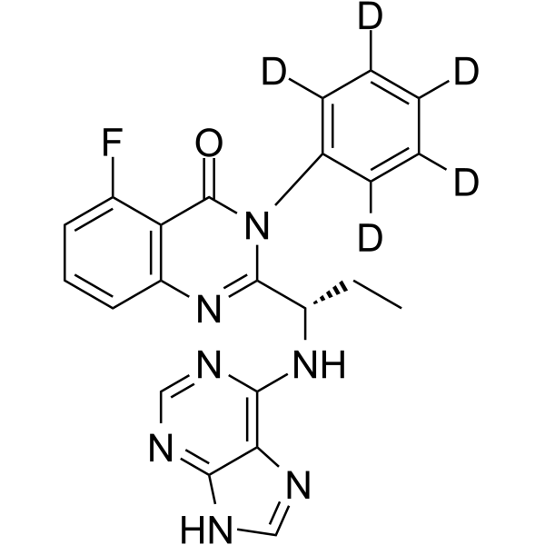 Idelalisib D5  Chemical Structure