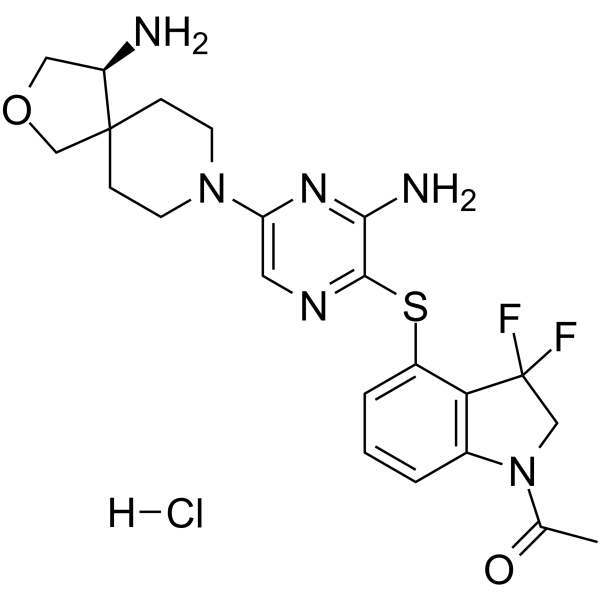 SHP2-IN-6 hydrochloride Chemische Struktur