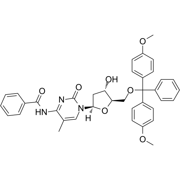 5’-O-DMT-N4-Bz-5-Me-dC  Chemical Structure