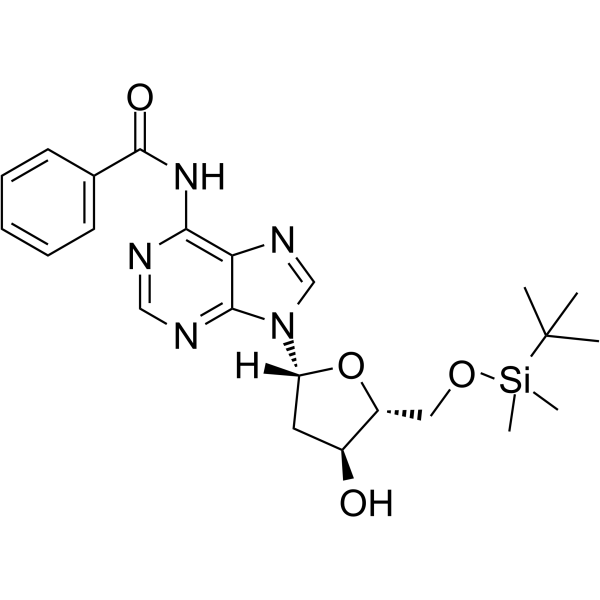 5’-O-TBDMS-Bz-dA  Chemical Structure