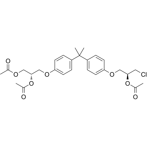 Ralaniten triacetate 化学構造