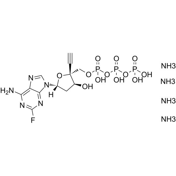 EFdA-TP tetraammonium Chemische Struktur