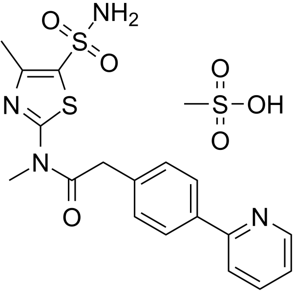 Pritelivir mesylate  Chemical Structure