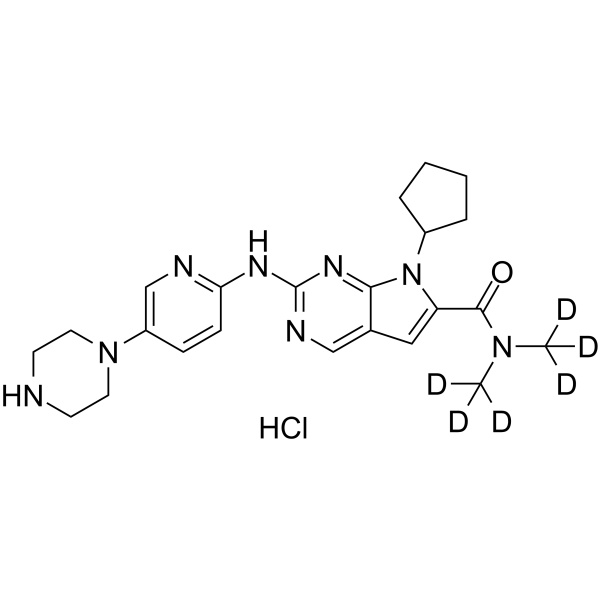 Ribociclib D6 hydrochloride  Chemical Structure