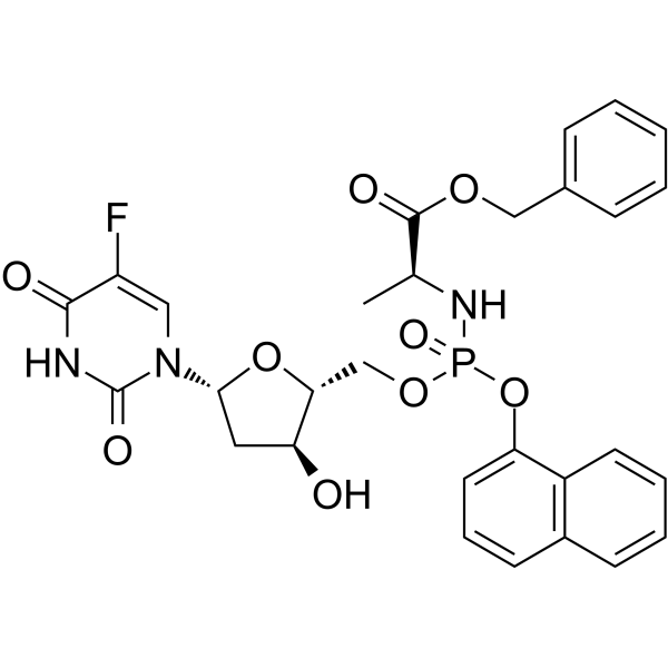 Fosifloxuridine nafalbenamide Chemische Struktur