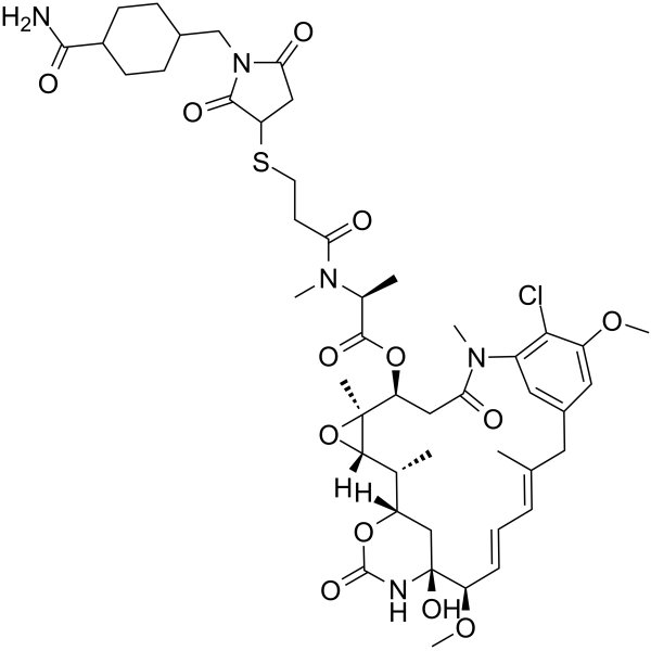 MCC-DM1 化学構造