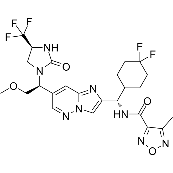IL-17A inhibitor 1 التركيب الكيميائي