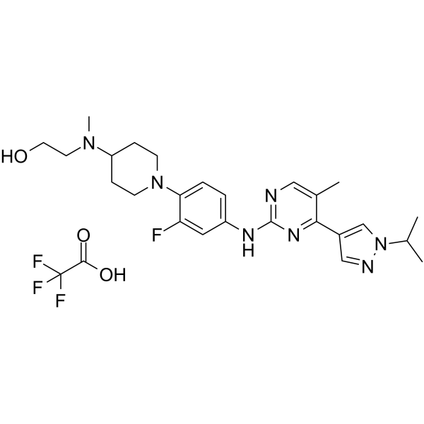 JAK2/FLT3-IN-1 TFA  Chemical Structure