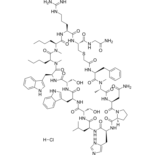 BMSpep-57 hydrochloride التركيب الكيميائي