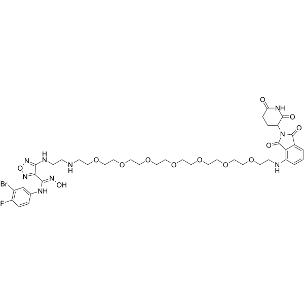 PROTAC IDO1 Degrader-1 Chemische Struktur
