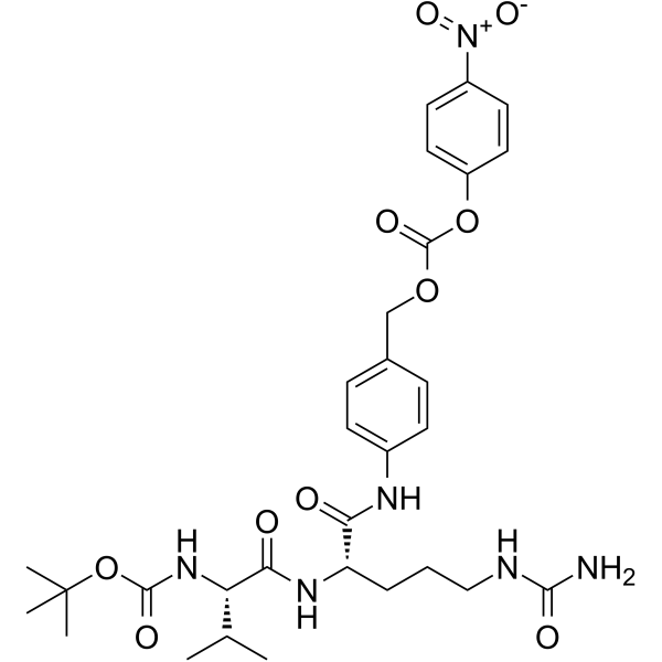 Boc-Val-Cit-PAB-PNP  Chemical Structure