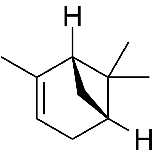 (1R)-α-Pinene 化学構造