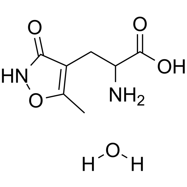 (RS)-AMPA monohydrate  Chemical Structure