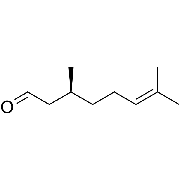 (S)-(-)-Citronellal  Chemical Structure
