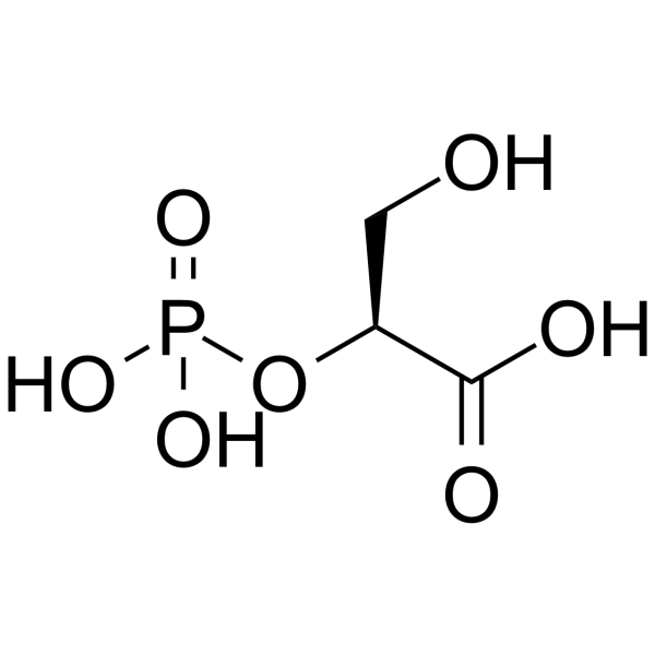 (S)-3-Hydroxy-2-(Phosphonooxy)Propanoic Acid  Chemical Structure