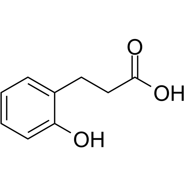 3-(2-Hydroxyphenyl)propanoic acid  Chemical Structure