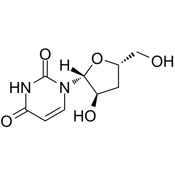 3′-Deoxyuridine  Chemical Structure