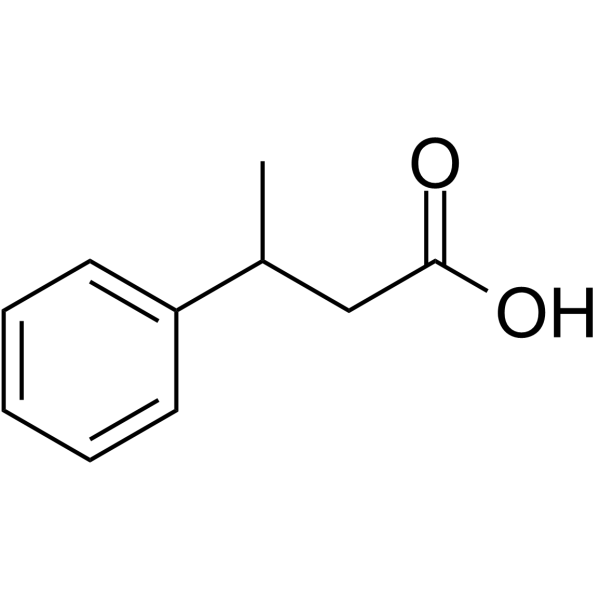 3-Phenylbutyric acid 化学構造